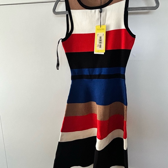 karen millen black and red dress Karen Millen Lace Dress Black Red ref.208747